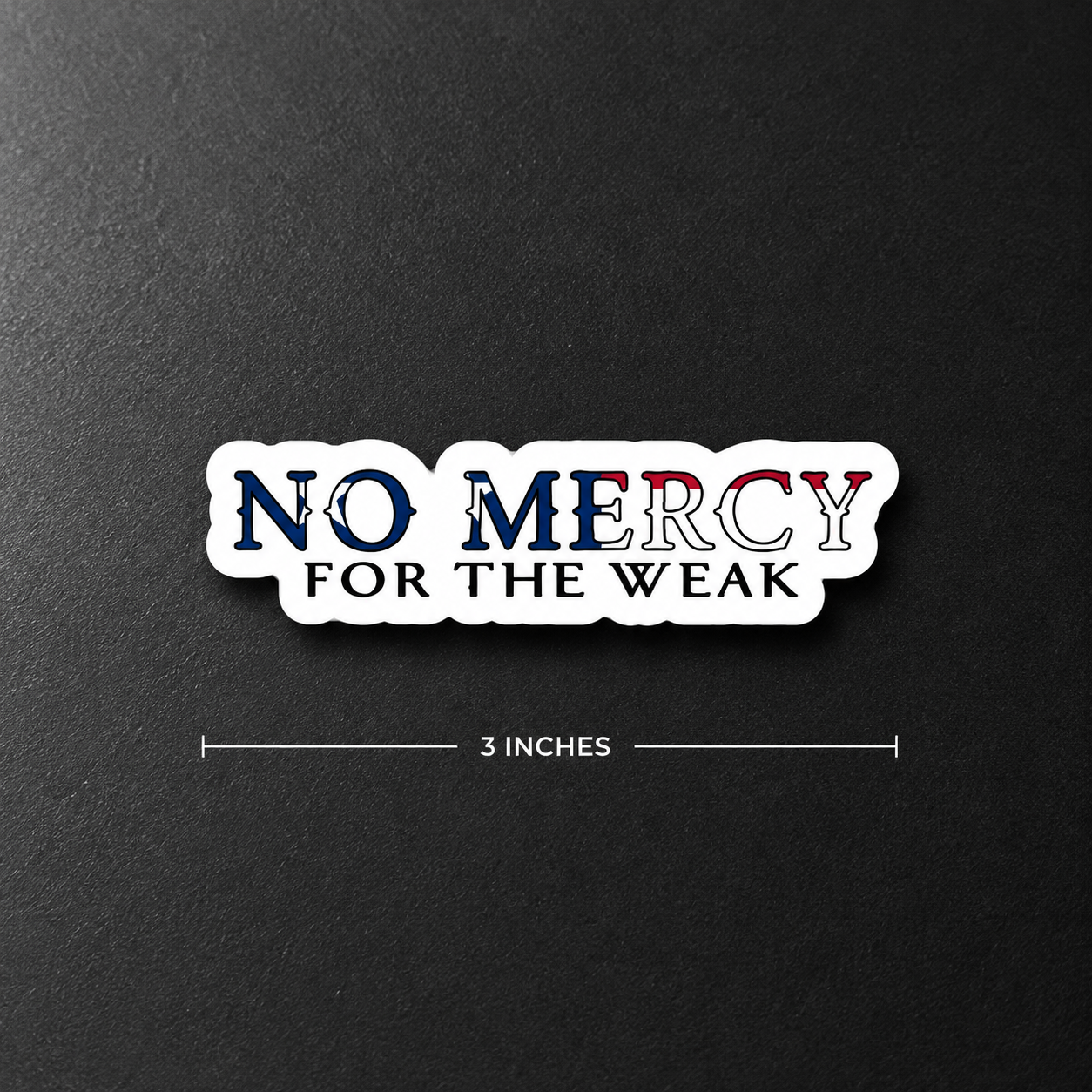 No Mercy Freedom Sticker