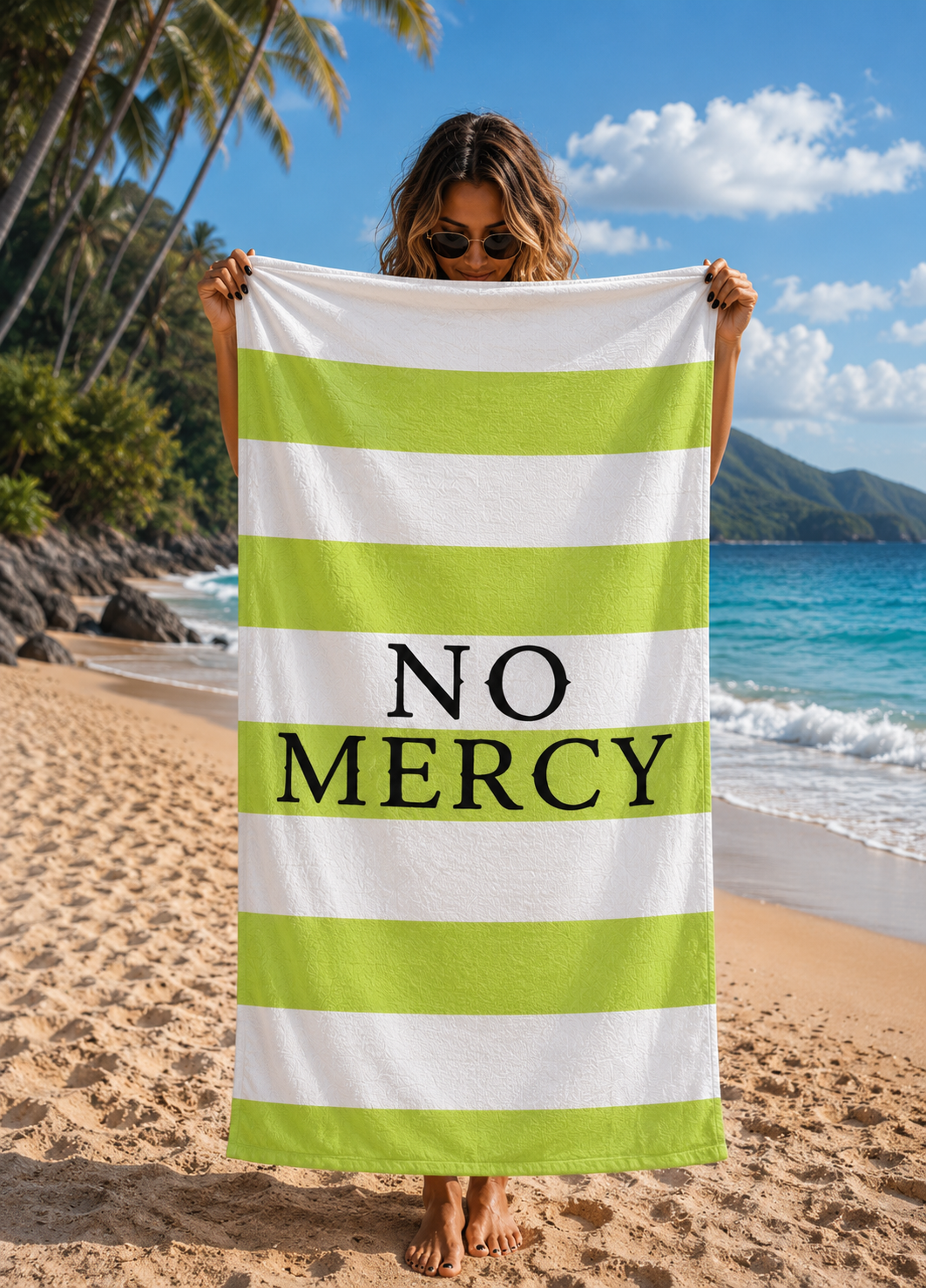 No Mercy Beach Towel