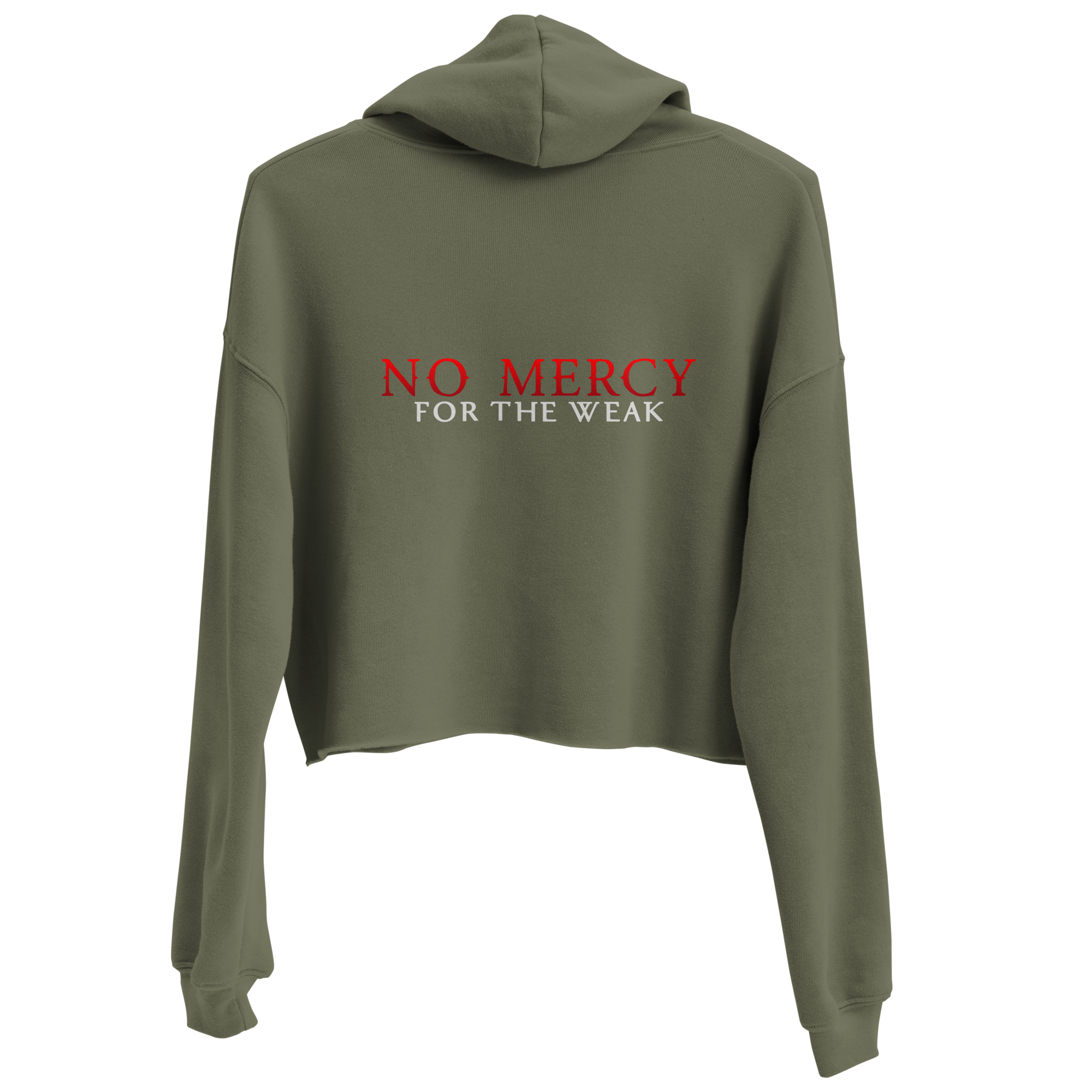 No Mercy Cropped Hoodie